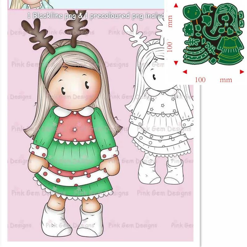 Metal Cutting Dies girl Scrapbooking Paper Cards Decorative Craft Embossing
Metal Cutting Dies girl Scrapbooking Paper Cards Decorative Craft Embossing