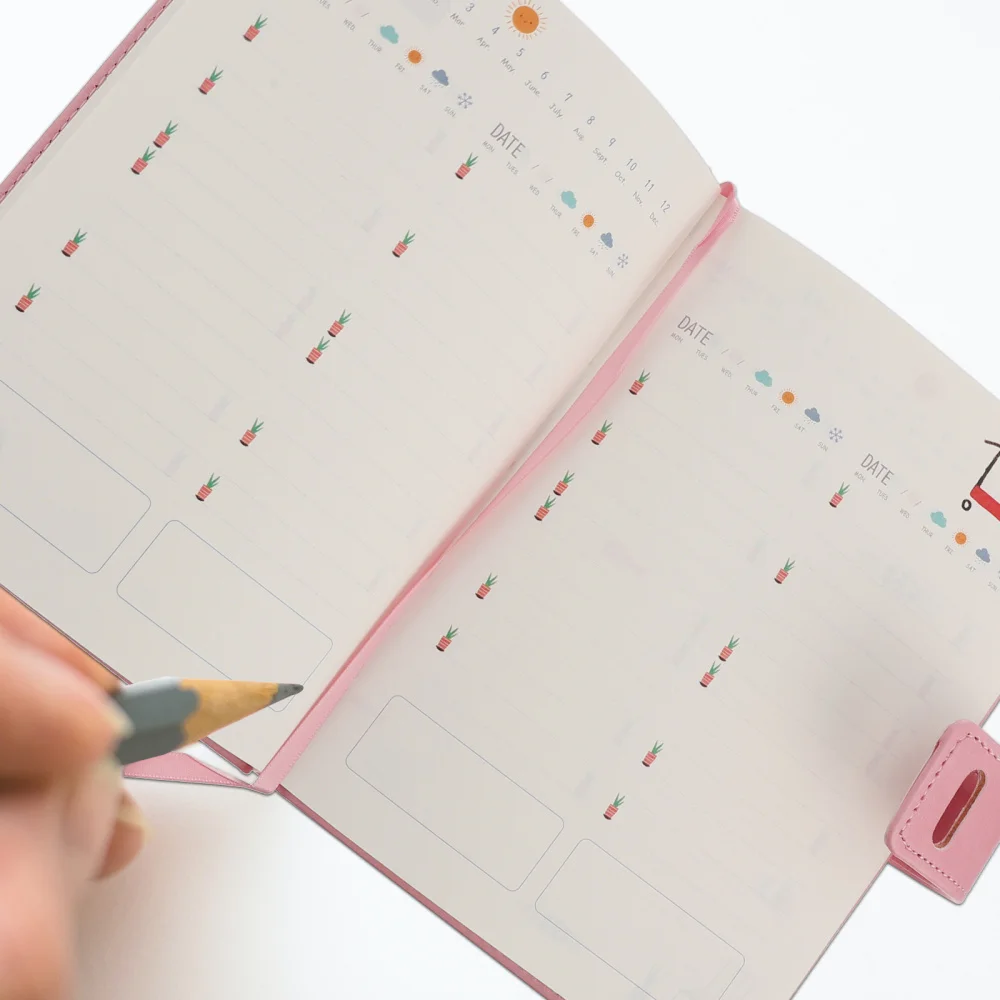 1pc Daily Planning Notebook 2021 Schedule Book Planning Handbook with Lock
1pc Daily Planning Notebook 2021 Schedule Book Planning Handbook with Lock