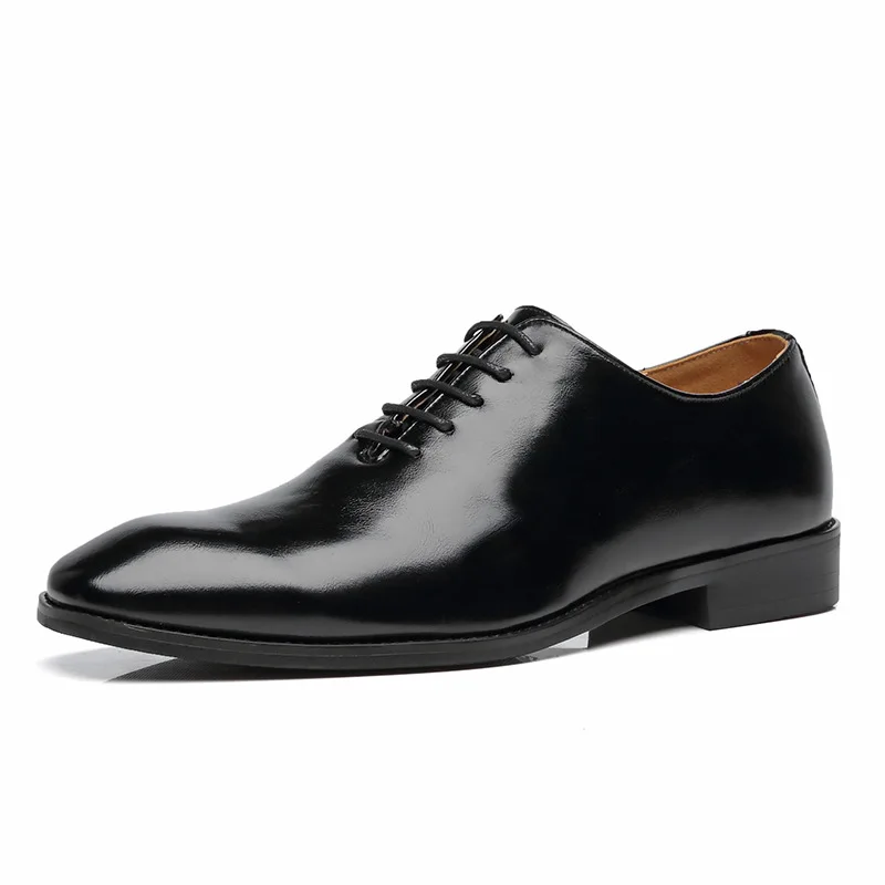 Leather shoes British style business dress leather shoes men's lace up large leather shoes
Leather shoes British style business dress leather shoes men's lace up large leather shoes