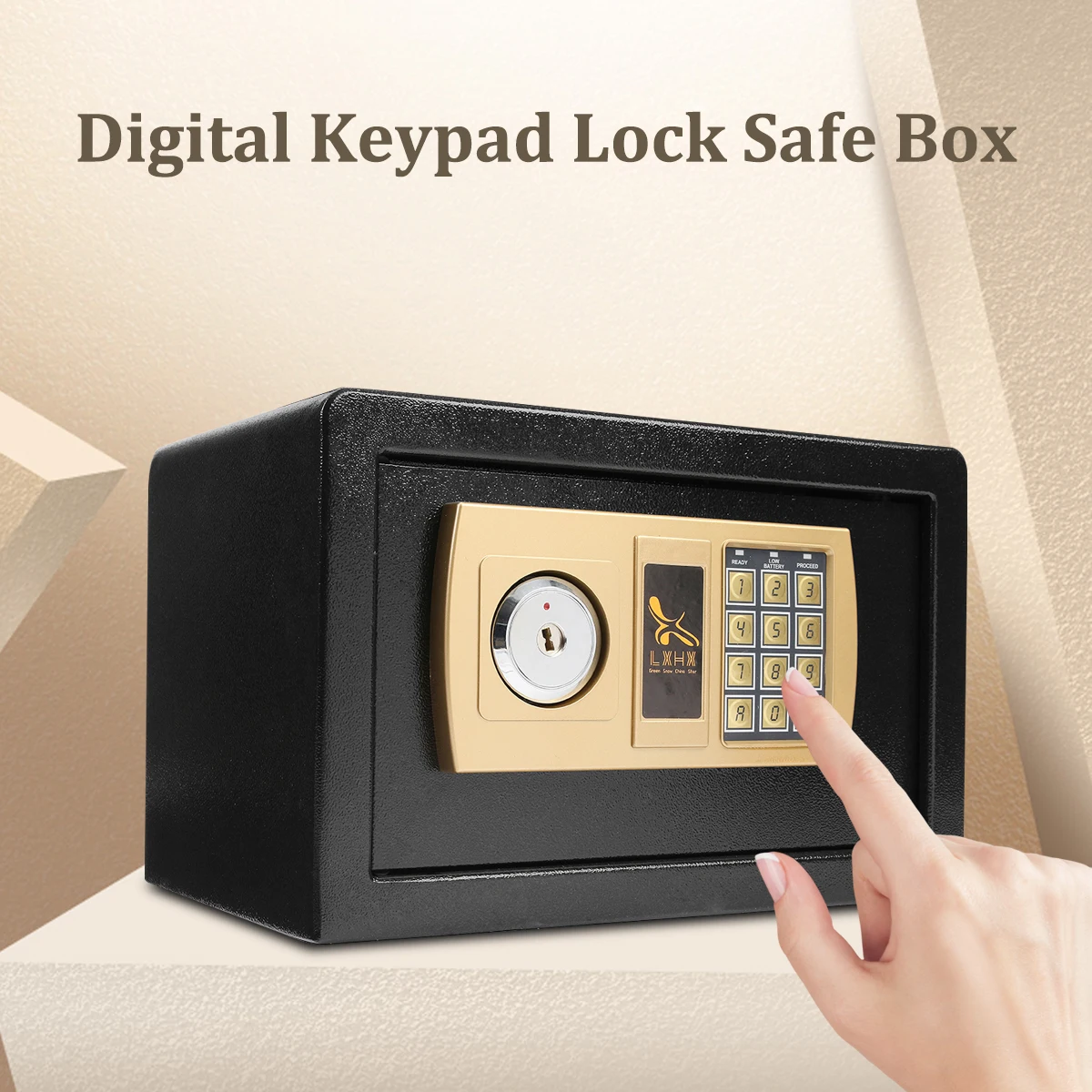 Safurance Luxury Digital Depository Drop Cash Safe Box Jewelry Home Hotel Lock Keypad Black Safety Security Box 2018 Brand New
Safurance Luxury Digital Depository Drop Cash Safe Box Jewelry Home Hotel Lock Keypad Black Safety Security Box 2018 Brand New