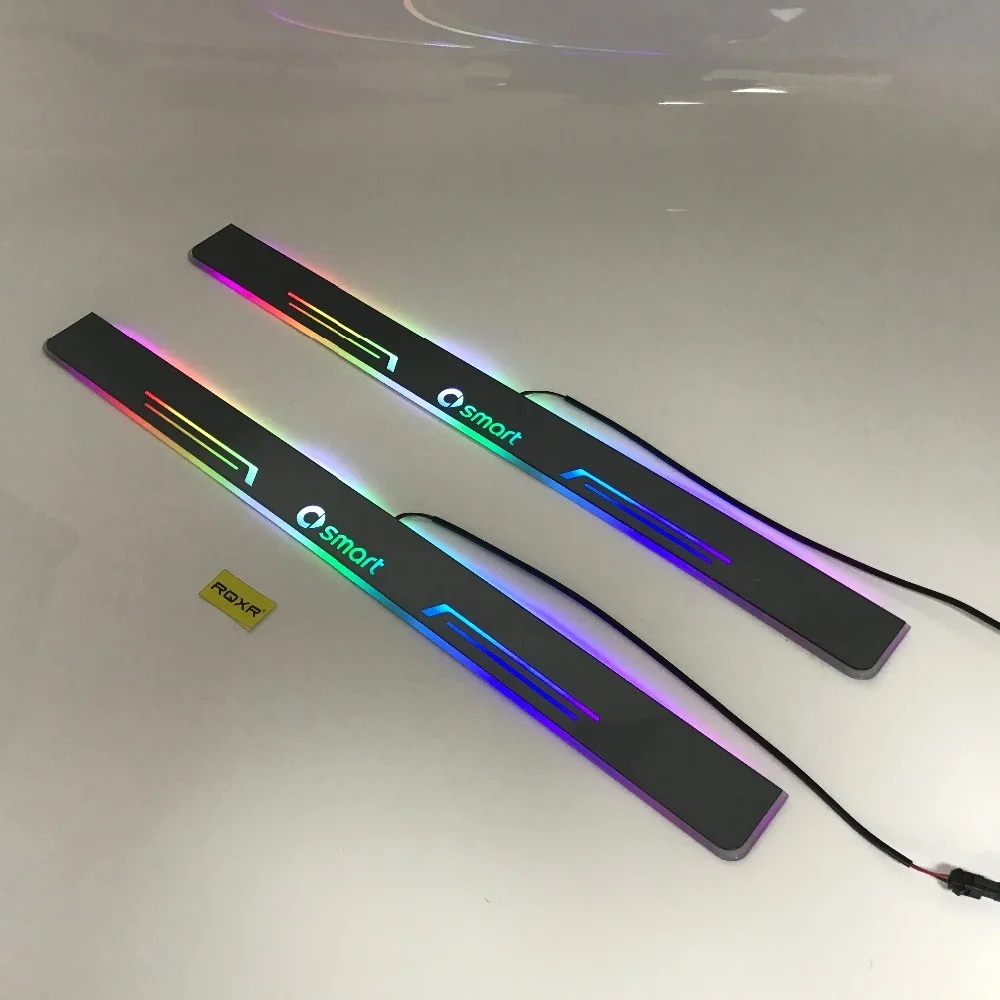 Free express ship Led door sill Decorative lights Slat guards Plate strips for mercedes benz smart
Free express ship Led door sill Decorative lights Slat guards Plate strips for mercedes benz smart