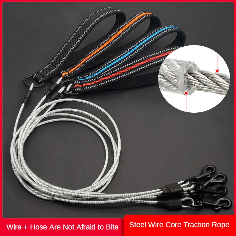 Anti Bite Dog Leash Running Walk Trainning For Small Large Cats Dogs Pets Leashes Reflective Durable Dog Leash Steel Wire Rope
Anti Bite Dog Leash Running Walk Trainning For Small Large Cats Dogs Pets Leashes Reflective Durable Dog Leash Steel Wire Rope