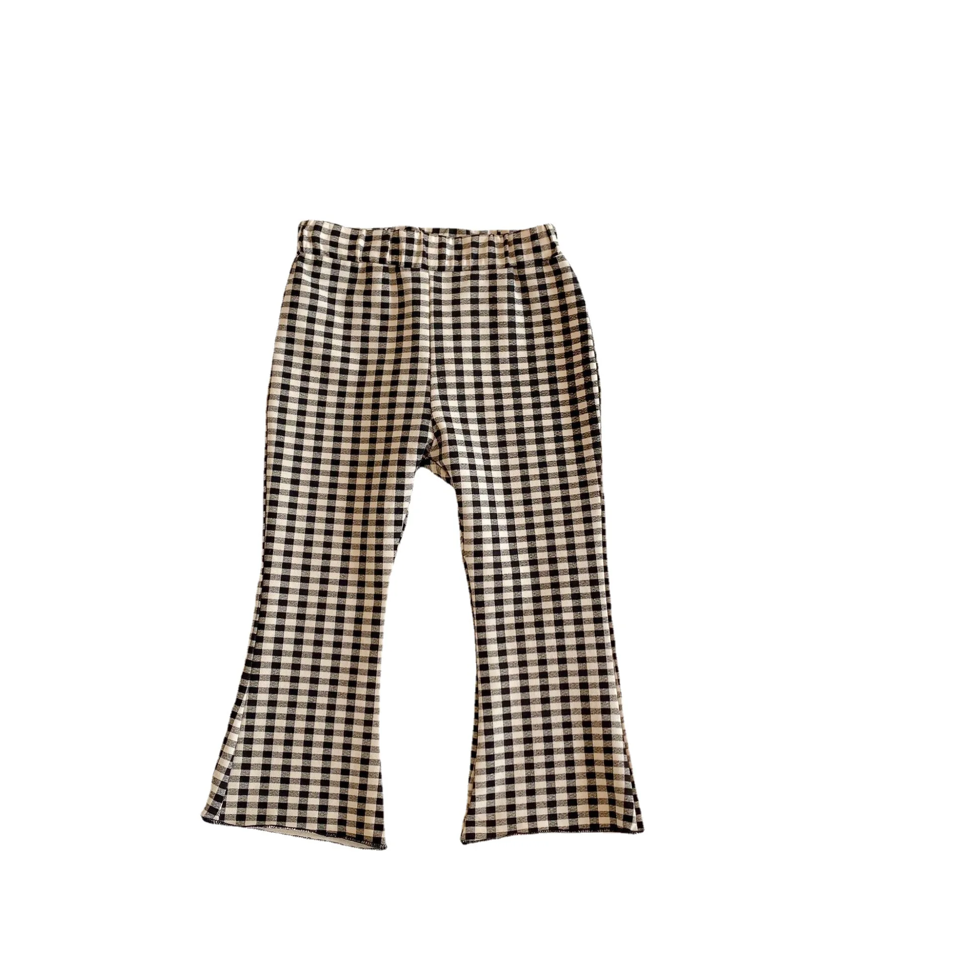 Children's Autumn Pants 2021 New Sweet Plaid Knitted Elastic Flared Pants Girls' Casual Slimp Straight Skinny Nine Point Pants
Children's Autumn Pants 2021 New Sweet Plaid Knitted Elastic Flared Pants Girls' Casual Slimp Straight Skinny Nine Point Pants