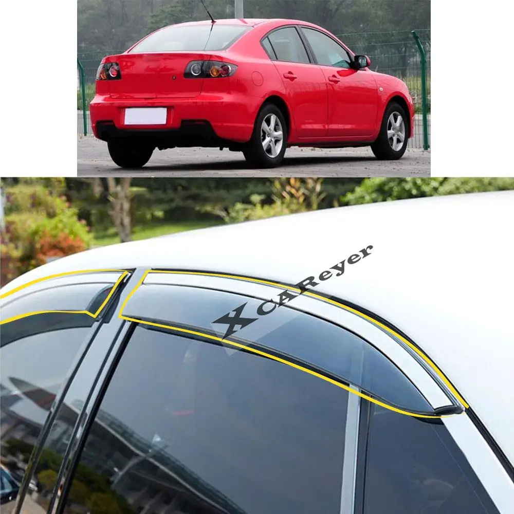 For MAZDA 3 MAZDA3 Sedan 2006 2007 2008 2009 2010 2011 2012 Car Sticker Plastic Window Glass Wind Visor Rain/Sun Guard Vent
For MAZDA 3 MAZDA3 Sedan 2006 2007 2008 2009 2010 2011 2012 Car Sticker Plastic Window Glass Wind Visor Rain/Sun Guard Vent