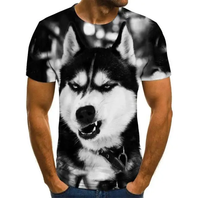 Summer T shirt Men Streetwear Round Neck Short Sleeve Tees Tops Funny Animal Male Clothes Casual Wolf 3D Print Tshirt
Summer T shirt Men Streetwear Round Neck Short Sleeve Tees Tops Funny Animal Male Clothes Casual Wolf 3D Print Tshirt