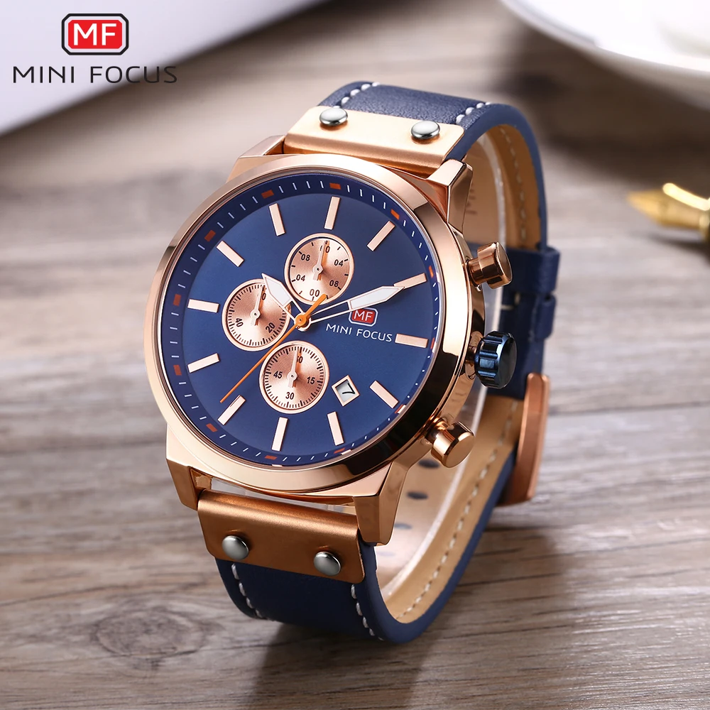 MINI FOCUS Calendar Glow-in-the-dark Waterproof Leather Watchband Gentleman Simple Wind Men Sport Watch Relogio Masculino
MINI FOCUS Calendar Glow-in-the-dark Waterproof Leather Watchband Gentleman Simple Wind Men Sport Watch Relogio Masculino