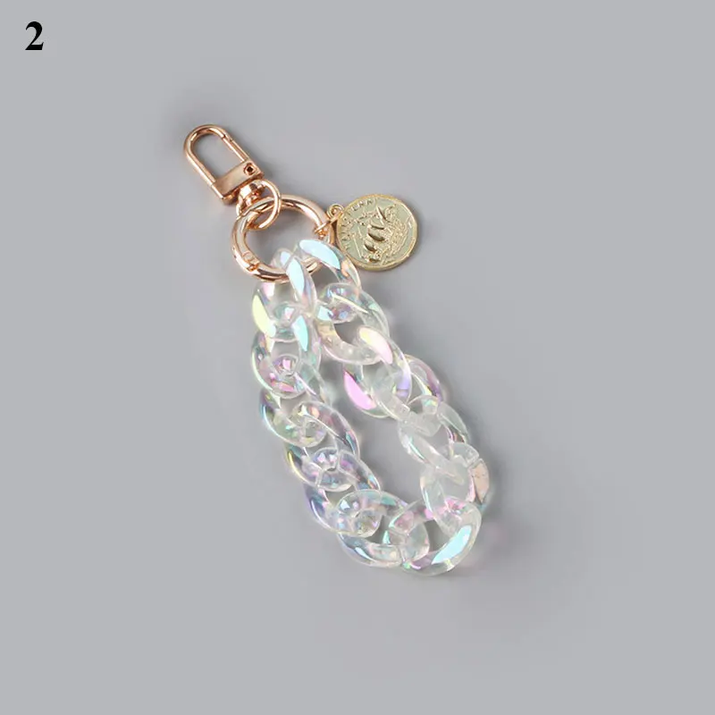 New Luxury Alloy Rainbow Acrylic Keychain Bag Pendant Accessories Charm Keyring Jewelry Gift Earphone Key Ring Korean Style
New Luxury Alloy Rainbow Acrylic Keychain Bag Pendant Accessories Charm Keyring Jewelry Gift Earphone Key Ring Korean Style