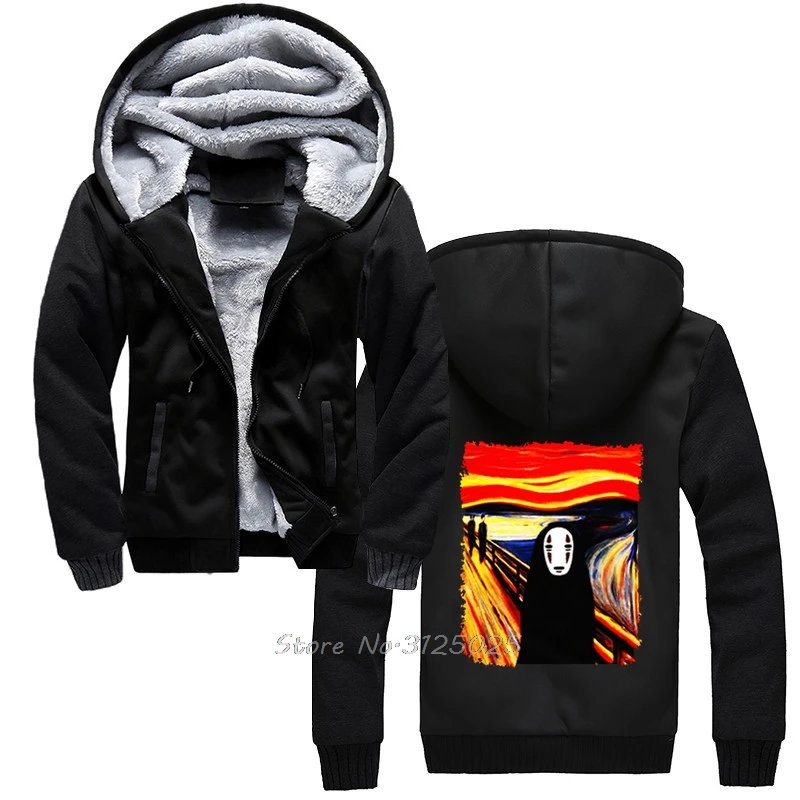 Spirited Away No Face Studio Ghibli hoodie Supplier hoodie Men Winter Warm Thick Sweatshirt Hoody Streetwear Hoodies Harajuku
Spirited Away No Face Studio Ghibli hoodie Supplier hoodie Men Winter Warm Thick Sweatshirt Hoody Streetwear Hoodies Harajuku