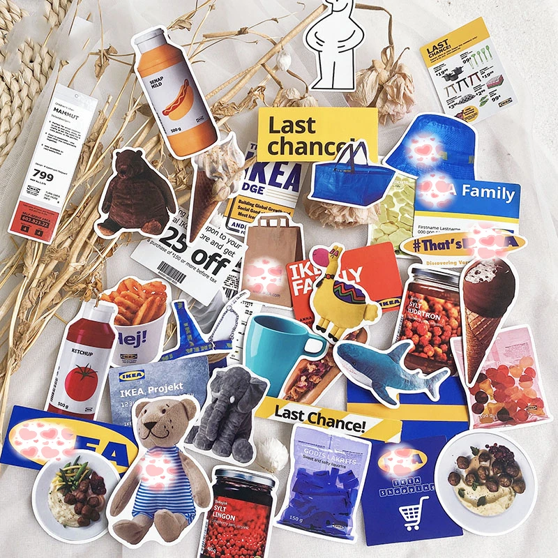 40PCS Supermarket Style stickers DIY scrapbook base collage mobile computer diary happy plan gift sealing decoration stickers
40PCS Supermarket Style stickers DIY scrapbook base collage mobile computer diary happy plan gift sealing decoration stickers