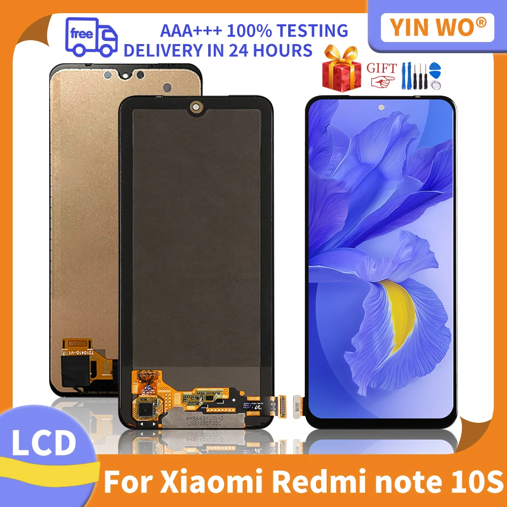 Original 6.43 Inches For Xiaomi Redmi Note 10S 4G M2101K7AI M2101K7AG Super Mobile Phone LCD Display With Screen Digitizer
Original 6.43 Inches For Xiaomi Redmi Note 10S 4G M2101K7AI M2101K7AG Super Mobile Phone LCD Display With Screen Digitizer