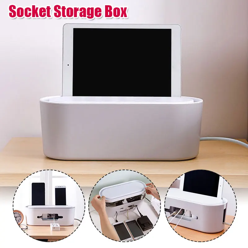 Multi-Functional Socket Storage Box Cable Home Plastic Creative Cable Storage Box Container Household Supplies Space Saver
Multi-Functional Socket Storage Box Cable Home Plastic Creative Cable Storage Box Container Household Supplies Space Saver