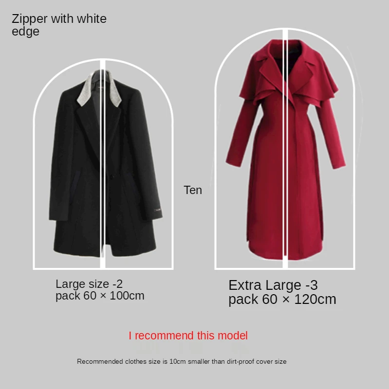 TT Clothes Dust Cover Hanging Clothes Household Dust Bag Cover down Jacket Buggy Self-Arranged Model
TT Clothes Dust Cover Hanging Clothes Household Dust Bag Cover down Jacket Buggy Self-Arranged Model