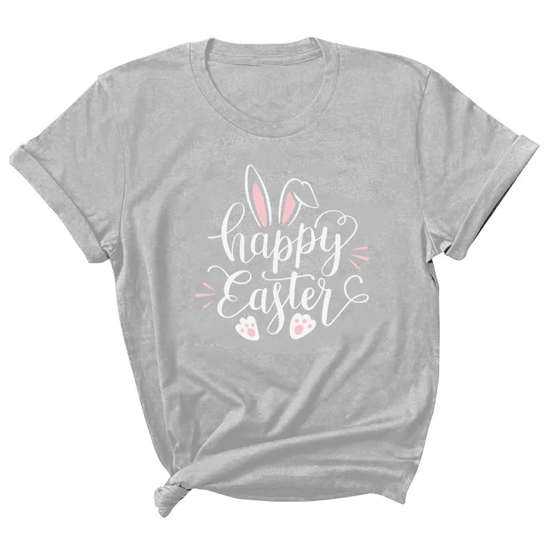 Happy Easter Day Letter Print Women T Shirt Short Sleeve ONeck Loose Women Tshirt Ladies Tee Shirt Tops Clothes Camisetas Mujer
Happy Easter Day Letter Print Women T Shirt Short Sleeve ONeck Loose Women Tshirt Ladies Tee Shirt Tops Clothes Camisetas Mujer