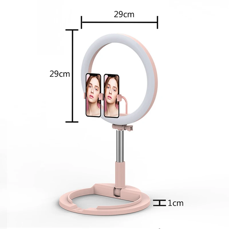 LED Selfie Ring Lamp Fill Light Mobile Beauty Living Lamp Portable USB Dimming Adjustable 12-Inch Fill Light Folding Integrated
LED Selfie Ring Lamp Fill Light Mobile Beauty Living Lamp Portable USB Dimming Adjustable 12-Inch Fill Light Folding Integrated