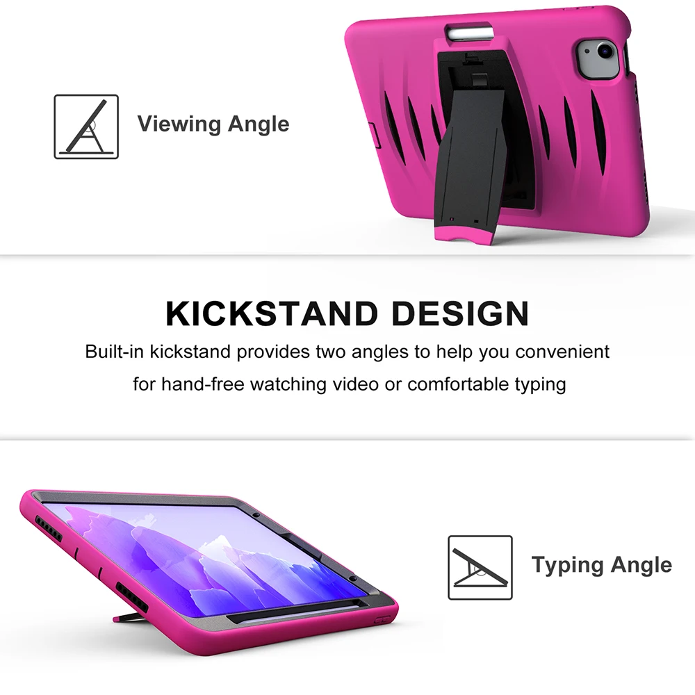 Kickstand Case Air4 10.9 Pro11 Air2 Pro9.7 Pro10.5 Air10.5 With Pencil Holder r Shockproof ShockWave Cover cover
Kickstand Case Air4 10.9 Pro11 Air2 Pro9.7 Pro10.5 Air10.5 With Pencil Holder r Shockproof ShockWave Cover cover
