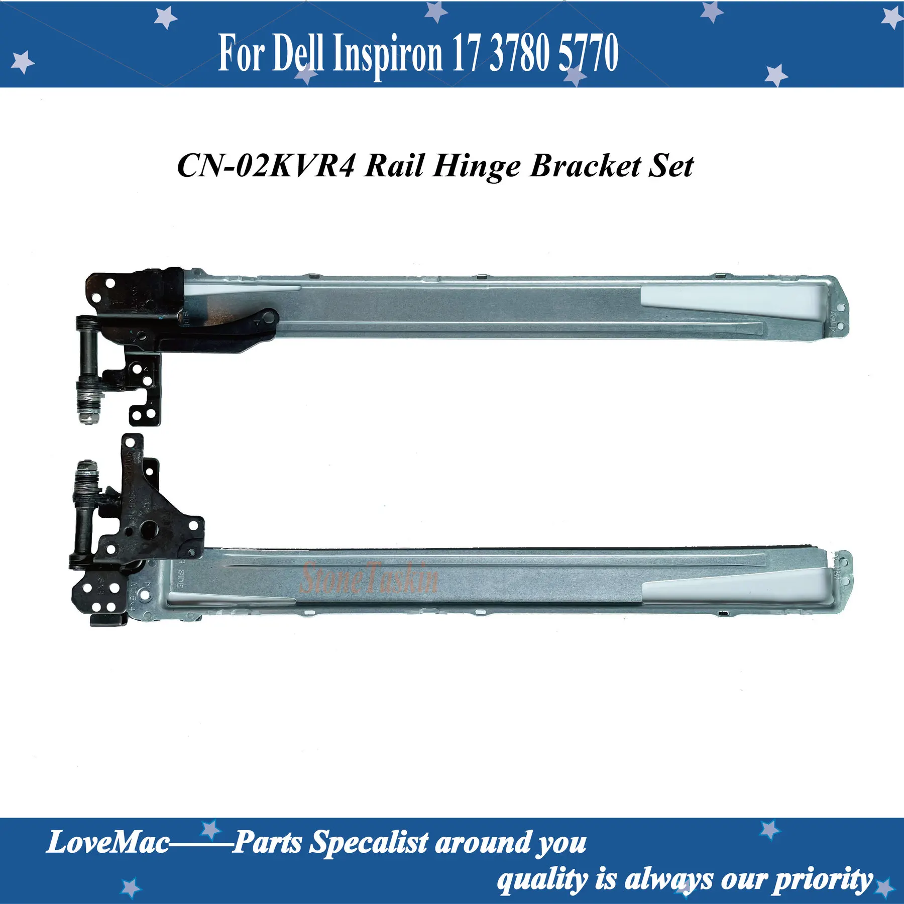 For Dell Inspiron 17 3780 5770 5775 Series Laptop Left and Right LCD Hinge Bracket Set 2KVR4 02KVR4 CN-02KVR4
For Dell Inspiron 17 3780 5770 5775 Series Laptop Left and Right LCD Hinge Bracket Set 2KVR4 02KVR4 CN-02KVR4