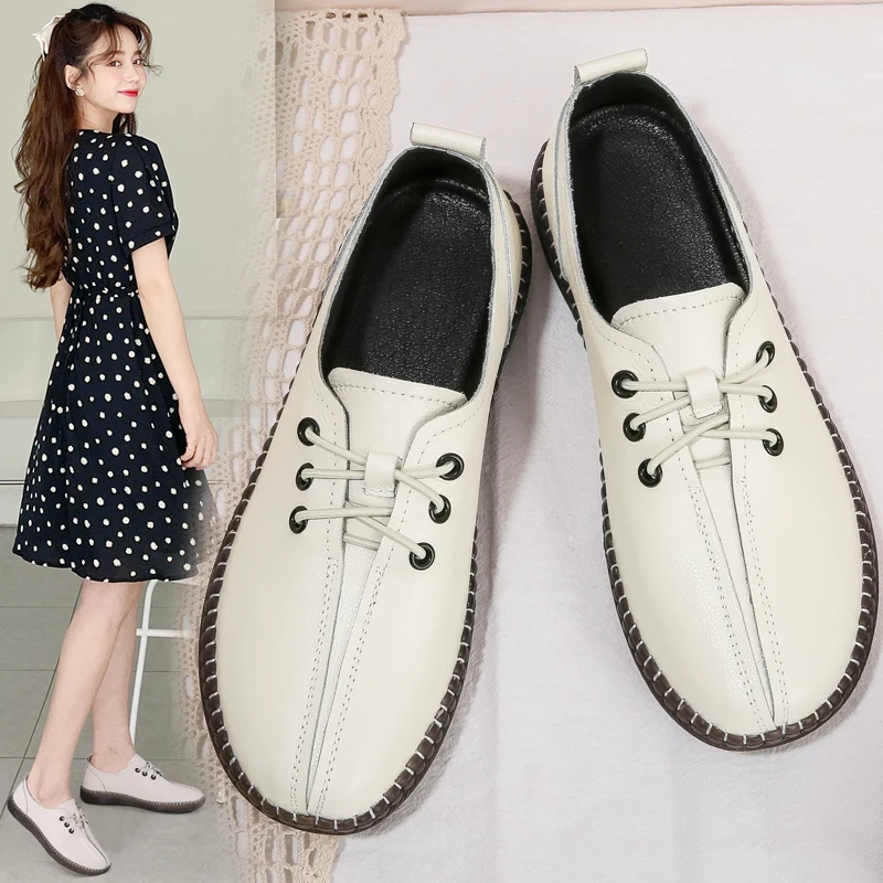 Soft 2021 Genuine Leather Shoes Woman Spring Ladies Shoes Slip On Ballet Flats Sneakers Women Oxford Shoes Zapatos De Mujer
Soft 2021 Genuine Leather Shoes Woman Spring Ladies Shoes Slip On Ballet Flats Sneakers Women Oxford Shoes Zapatos De Mujer