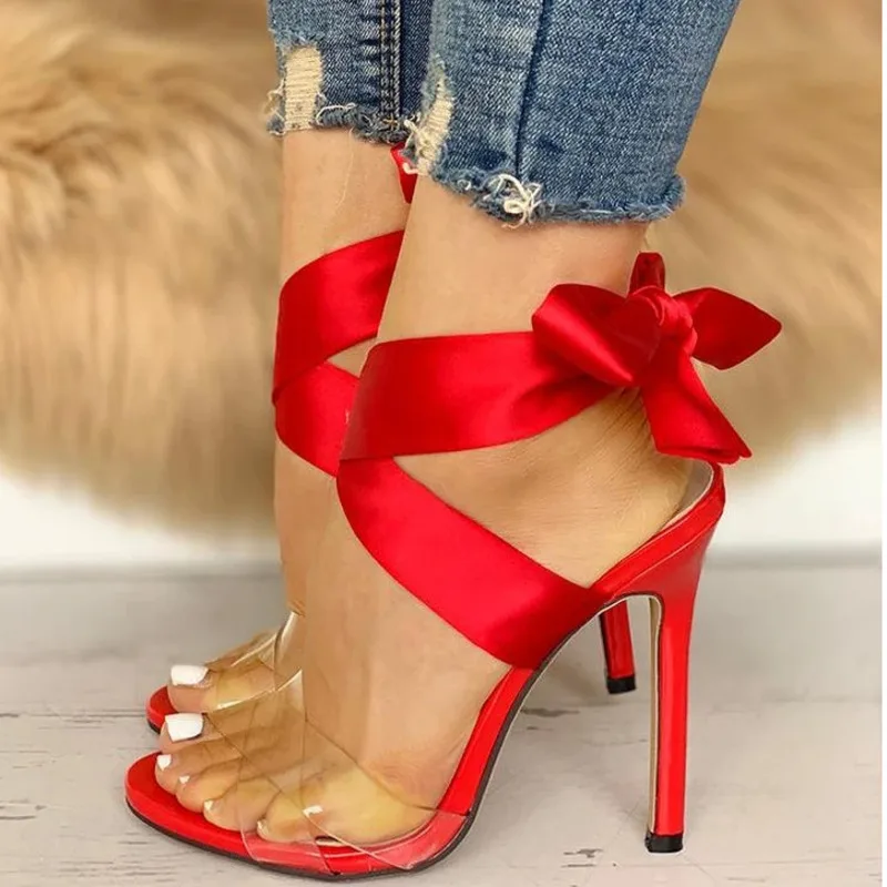 2021 Summer Women Sandals Plus Size 43 Sexy Red Thin High Heels Sandales Ankle Strap Slik Sandals Peep Toe Party Ladies Shoes
2021 Summer Women Sandals Plus Size 43 Sexy Red Thin High Heels Sandales Ankle Strap Slik Sandals Peep Toe Party Ladies Shoes
