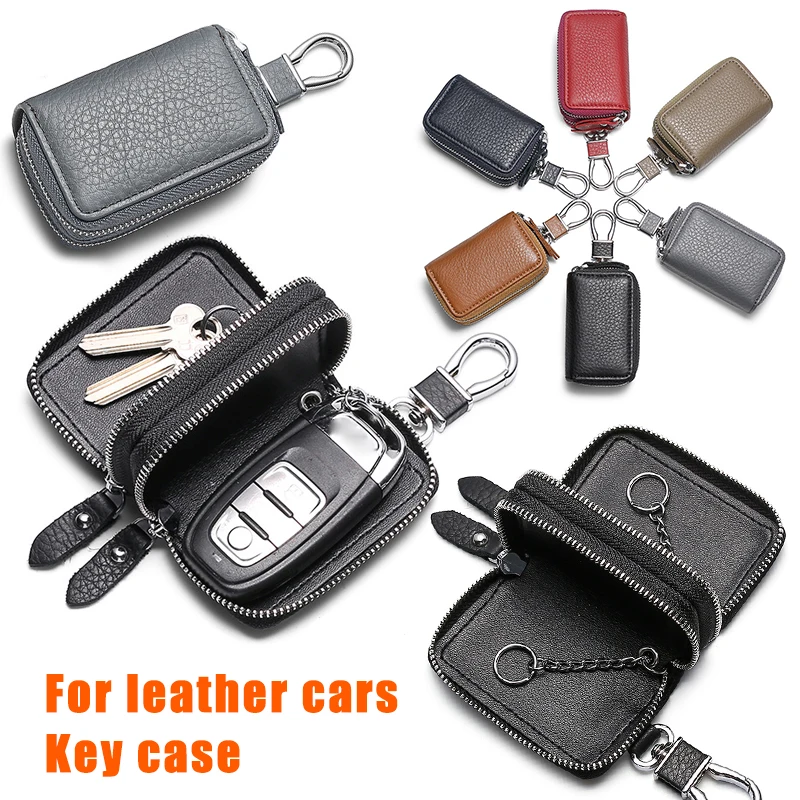 New Car Key Case Leather Car Smart Key Purse Bag Portable Lightweight Double-layer Pouch
New Car Key Case Leather Car Smart Key Purse Bag Portable Lightweight Double-layer Pouch
