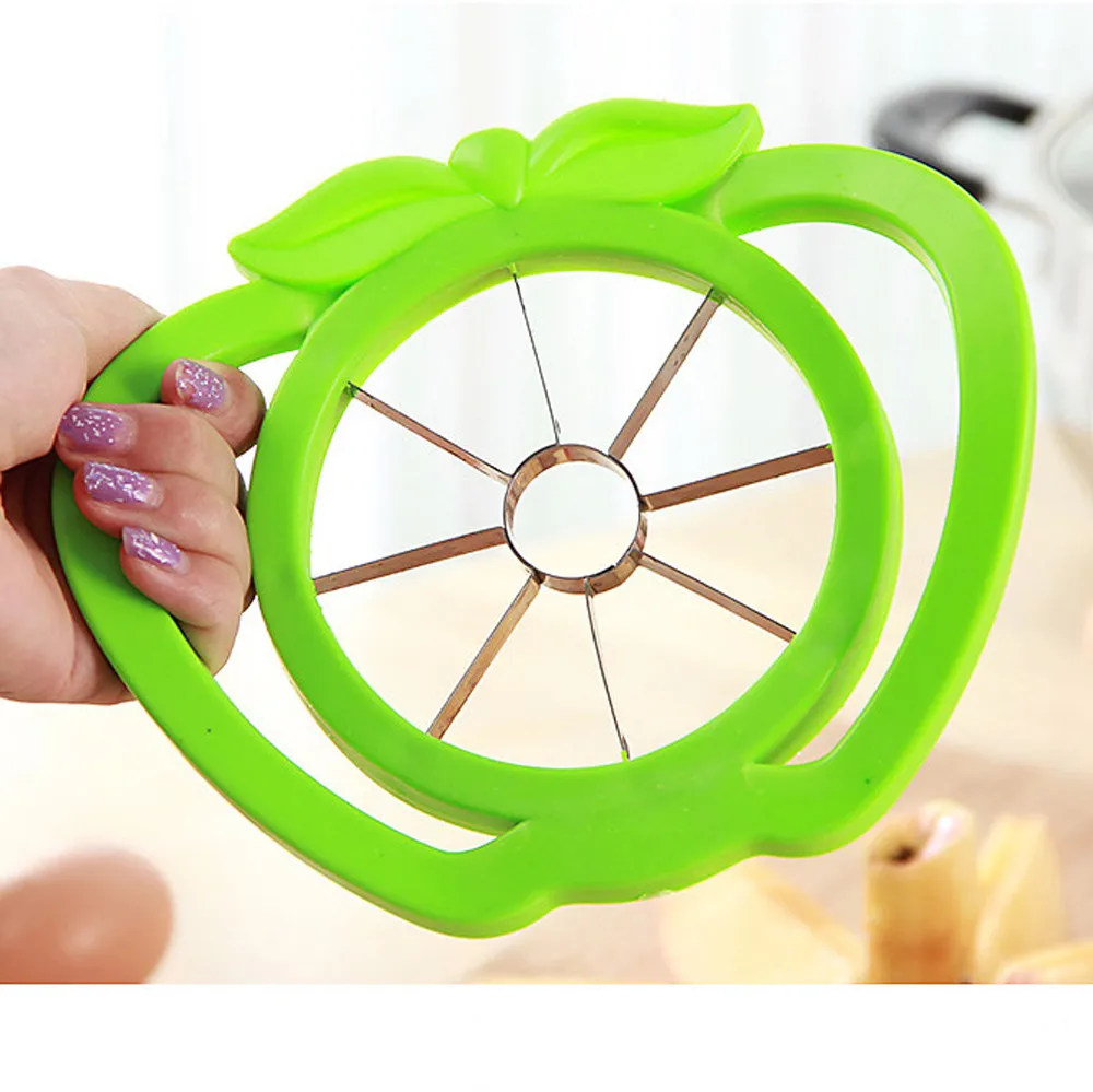 Kitchen Apple Slicer Corer Cutter Pear Fruit Divider Tool Comfort Handle for Kitchen Apple Peeler Fast Shipping
Kitchen Apple Slicer Corer Cutter Pear Fruit Divider Tool Comfort Handle for Kitchen Apple Peeler Fast Shipping