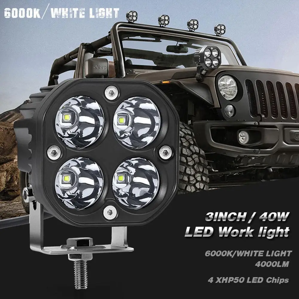 3 Inch Led Work Light Bar 12V 24V For Car Yellow Fog Lamp 4x4 Off Road Motorcycle Tractors Driving Lights White Square Spotlight
3 Inch Led Work Light Bar 12V 24V For Car Yellow Fog Lamp 4x4 Off Road Motorcycle Tractors Driving Lights White Square Spotlight