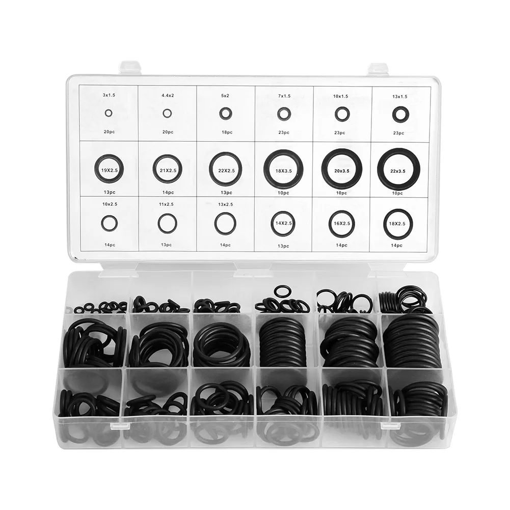 1 Kit Of 279pcs Assorted O-Ring Set Is Perfect For Automotive Commercial And Hydraulic Use
1 Kit Of 279pcs Assorted O-Ring Set Is Perfect For Automotive Commercial And Hydraulic Use