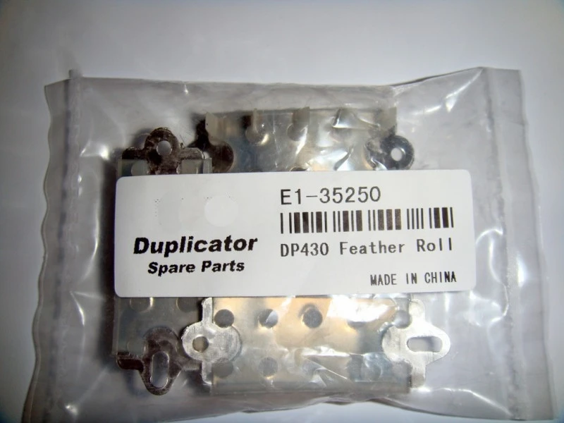 2SetsX DP Feather Roll E1-35250 For Duplo 330 340 430 440 460 2530 2540 2930 2940 2960 3080 3090 3300 3350 4030 4035 1030 3150
2SetsX DP Feather Roll E1-35250 For Duplo 330 340 430 440 460 2530 2540 2930 2940 2960 3080 3090 3300 3350 4030 4035 1030 3150