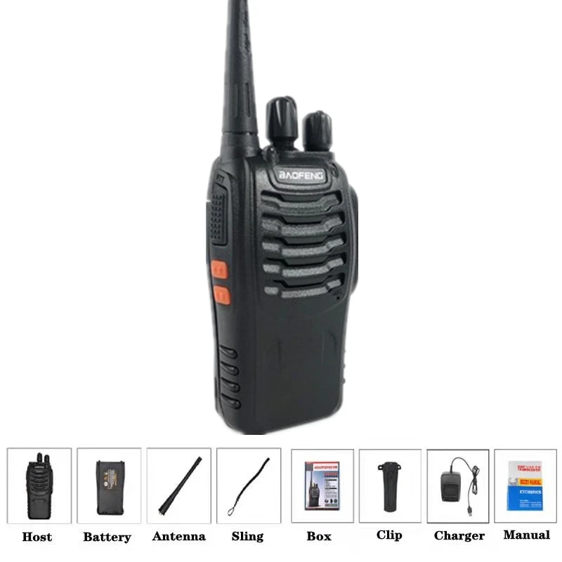 

Original Baofeng BF-888S Walkie Talkie 1pcs or2pcs 888s UHF 5W 400-470MHz BF888s Cheap Two Way Radio Baofeng Handy Portable