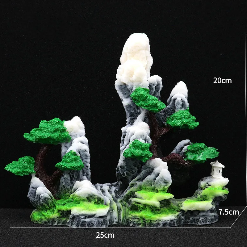 Aquarium Decoration Accessories Fish Tank Landscaping Resin Moss Rockery Simulation Snow Mountains Ornaments Aquascape Decor
Aquarium Decoration Accessories Fish Tank Landscaping Resin Moss Rockery Simulation Snow Mountains Ornaments Aquascape Decor