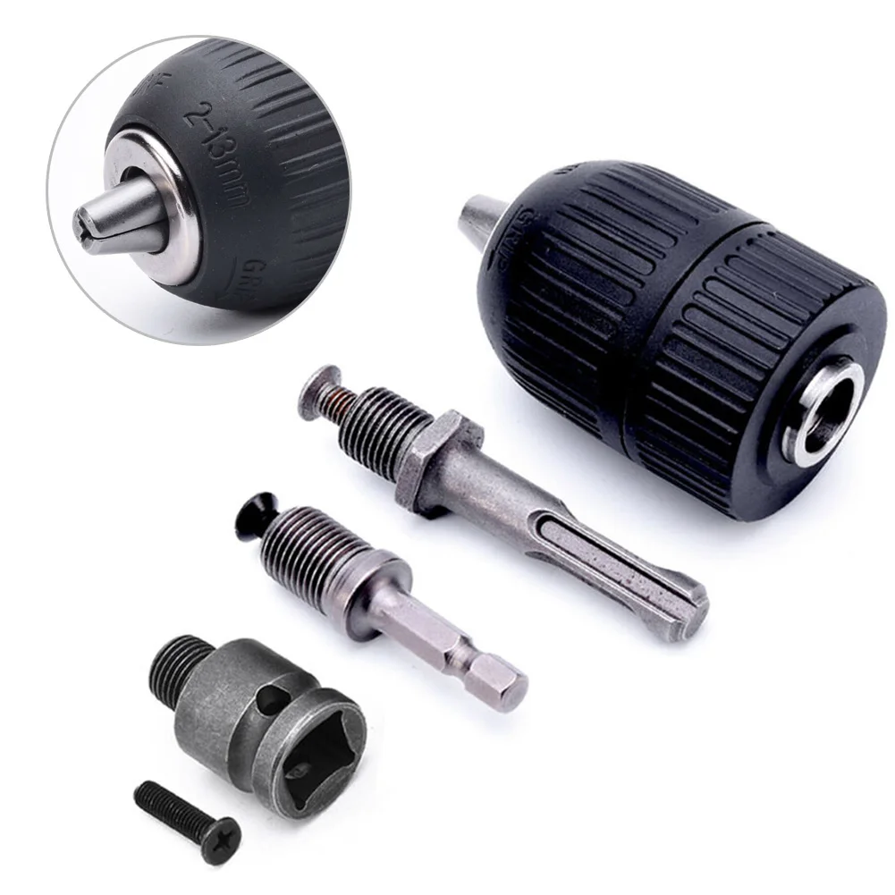 Drill Chuck 2-13mm Hex Shank 1/4'' Socket Converter Adapter SDS Shaft For Power Tools Electric Drill Accessories
Drill Chuck 2-13mm Hex Shank 1/4'' Socket Converter Adapter SDS Shaft For Power Tools Electric Drill Accessories