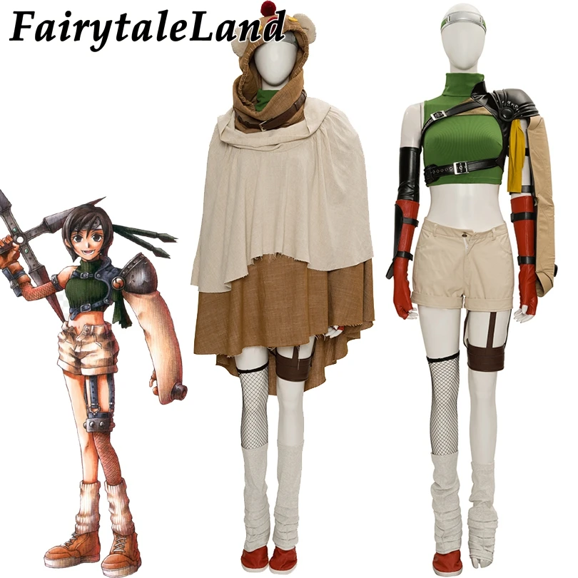 Yuffie Kisaragi Costume Cosplay Final Fantasy Remake Halloween Sexy Women Outfit Game FF7 Warrior Suit With Props
Yuffie Kisaragi Costume Cosplay Final Fantasy Remake Halloween Sexy Women Outfit Game FF7 Warrior Suit With Props