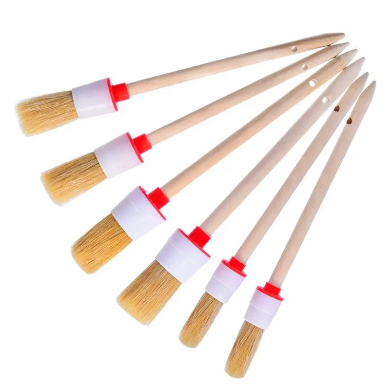6 Pieces Detail Brushes Cleaning Brushes Soft Hair Bristles Brush for Car Cleaning Wheels Dashboard Interior Exterior Leather Ai
6 Pieces Detail Brushes Cleaning Brushes Soft Hair Bristles Brush for Car Cleaning Wheels Dashboard Interior Exterior Leather Ai