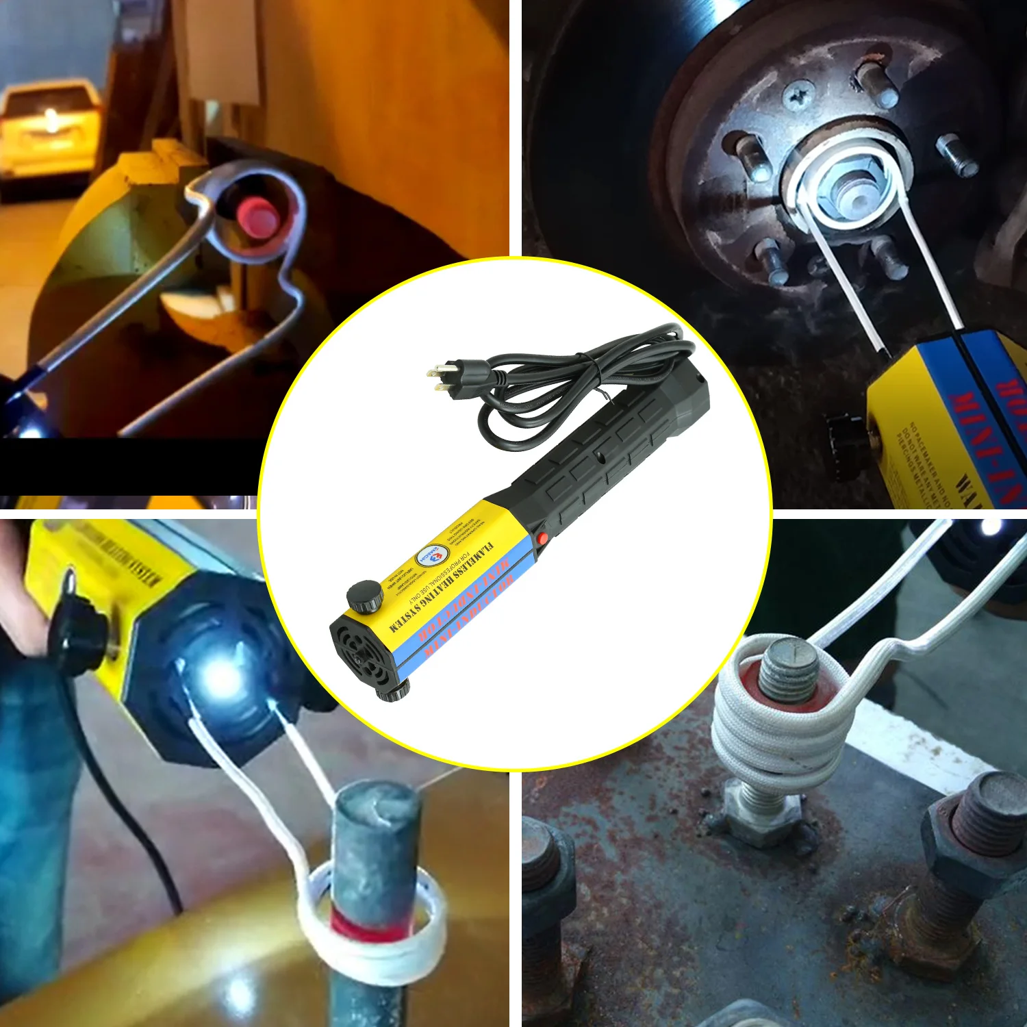 ZVS 1000W mini induction heater for loose bolt in car garage and farm