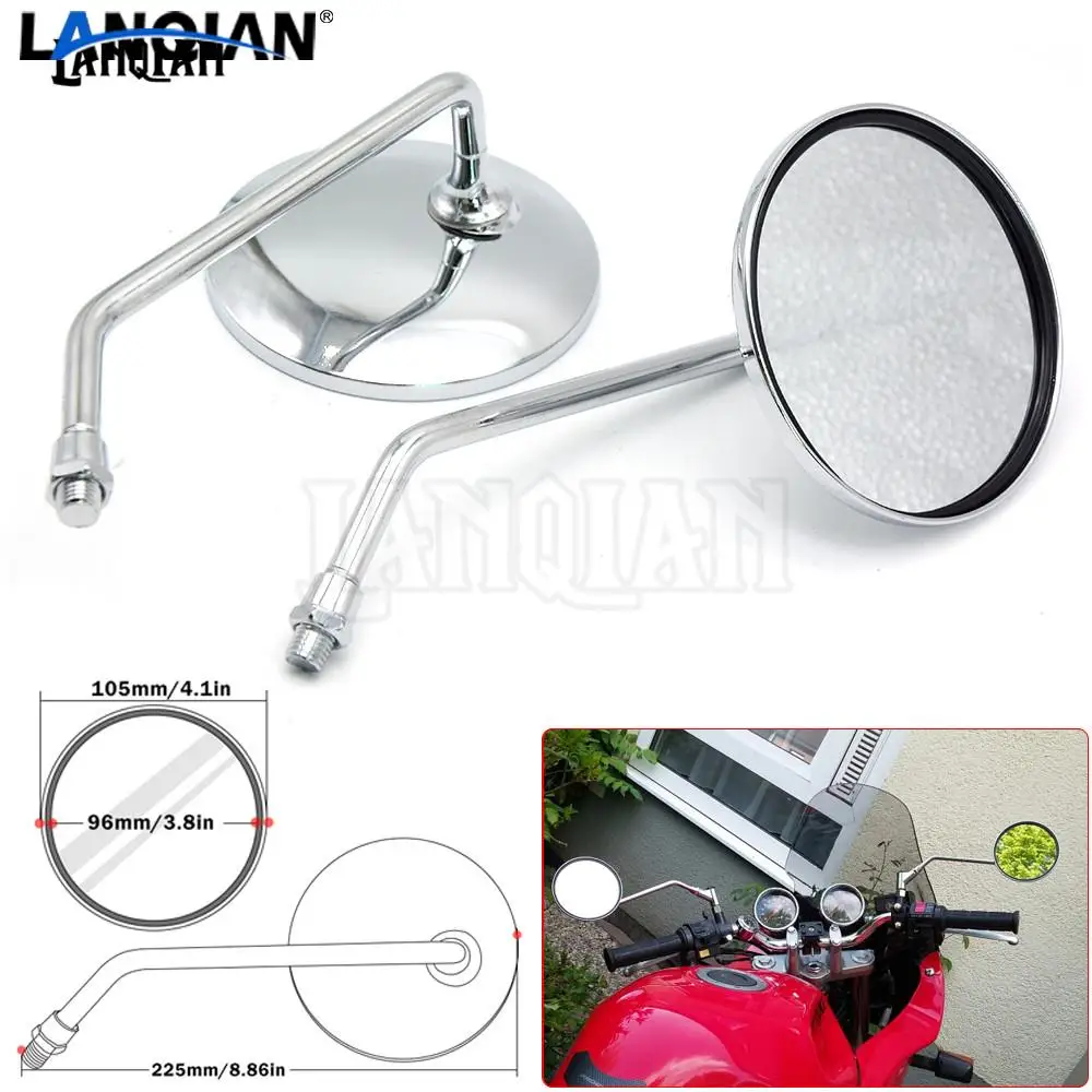 Universal Motorcycle Chrome Round Rearview Mirror Side Mirror For EXC EXCF SX SXF XC XCW XCF 50 65 85 125 150 200 250 300
Universal Motorcycle Chrome Round Rearview Mirror Side Mirror For EXC EXCF SX SXF XC XCW XCF 50 65 85 125 150 200 250 300