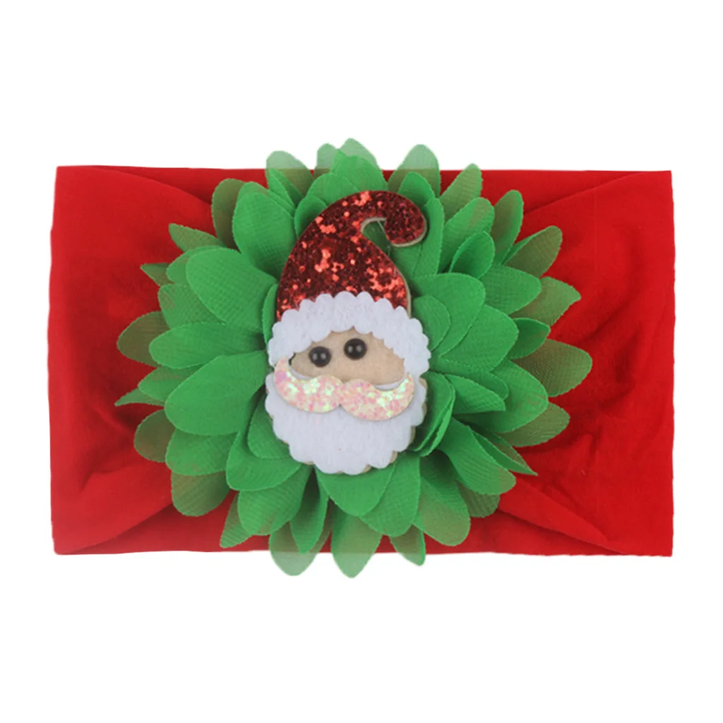 Baby Headdress Chiffon Flower with Santa Claus Pattern Headband Wide Elastic Nylon Headwear Christmas Decoration Photo Props
Baby Headdress Chiffon Flower with Santa Claus Pattern Headband Wide Elastic Nylon Headwear Christmas Decoration Photo Props