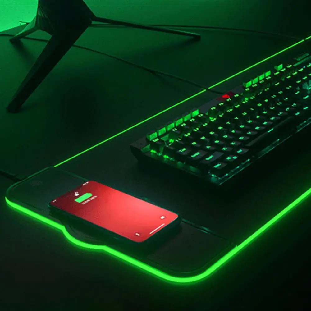 K9186 Mouse Mat Multifunctional Fast Charging 15W RGB Gaming Wireless Charging Computer Mousepad for Home
K9186 Mouse Mat Multifunctional Fast Charging 15W RGB Gaming Wireless Charging Computer Mousepad for Home