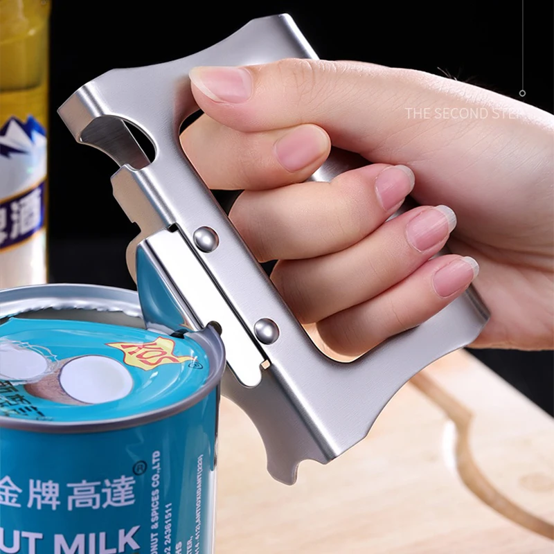 Multifunctional Can Opener Stainless Steel Beer Opener Manual Cap Remover Small Kitchen Tool for Camping Can Opener
Multifunctional Can Opener Stainless Steel Beer Opener Manual Cap Remover Small Kitchen Tool for Camping Can Opener