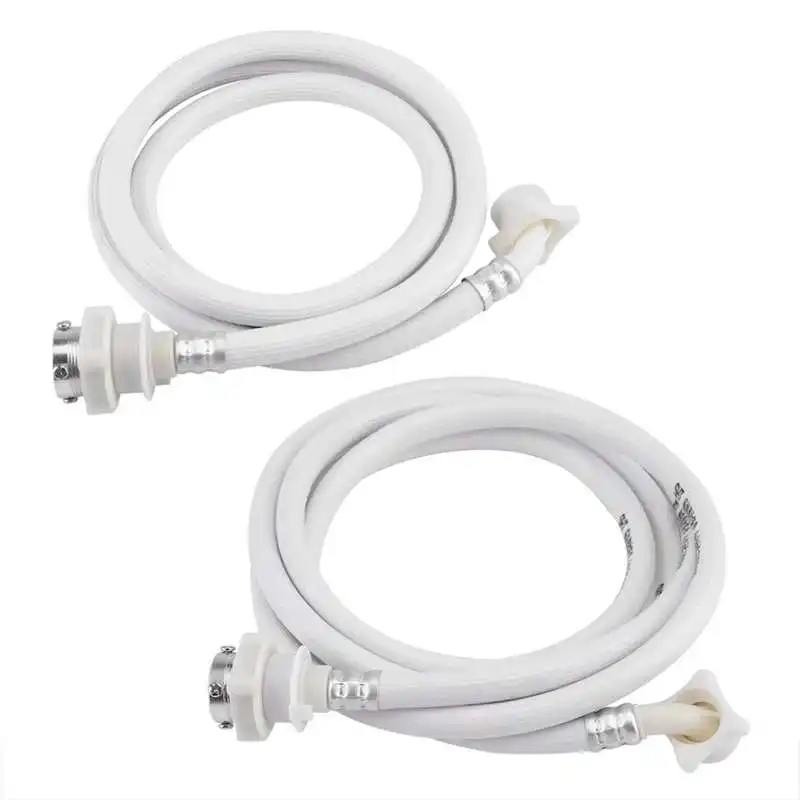 

2M 3M Washing Machine PVC Hose Water Inlet Hose Washer Pipe Tube Connector White Color Long Length Washing Machine Parts