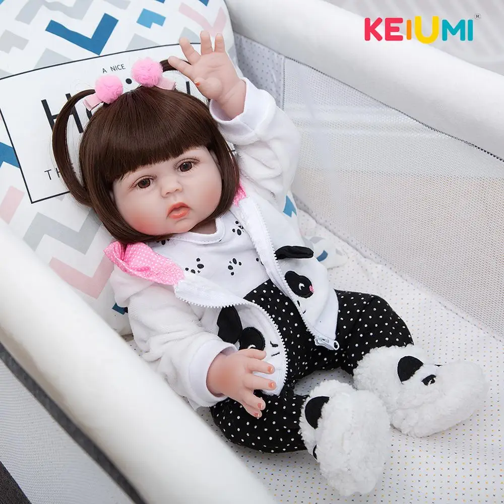 Popular 19 Inch Bebe Reborn Menina Lovely Whole Silicone Vinyl Newborn Baby Doll Bath Playmate For Grils Birthday Gift Toys
Popular 19 Inch Bebe Reborn Menina Lovely Whole Silicone Vinyl Newborn Baby Doll Bath Playmate For Grils Birthday Gift Toys