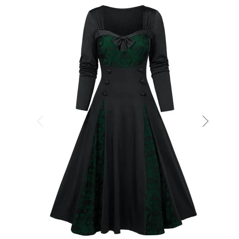 Gothic Floral Vintage Dress 2021 Spring Autumn 50s 60s Retro Women Robe Rockabilly Swing Pinup Vestido Elegant Party Dresses New
Gothic Floral Vintage Dress 2021 Spring Autumn 50s 60s Retro Women Robe Rockabilly Swing Pinup Vestido Elegant Party Dresses New
