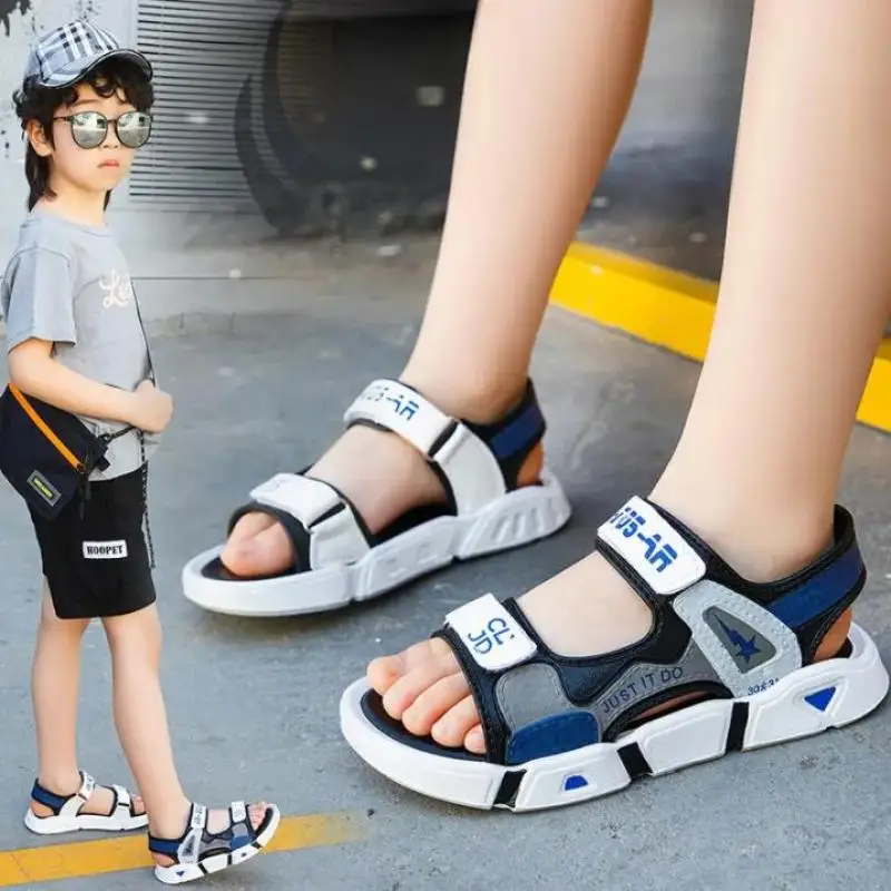 2021 Summer Boys Girls Beach Sandals Kids Velcro Shoes Hook&loop Sports Sandal Flats Children
2021 Summer Boys Girls Beach Sandals Kids Velcro Shoes Hook&loop Sports Sandal Flats Children