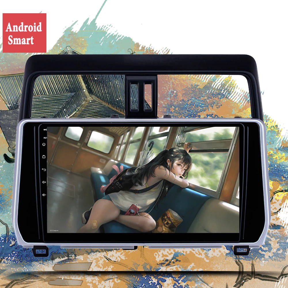 4G LTE 8 + 256 ГБ android 11 1 подходит для TOYOTA PRADO 2018 2019 2020 мультимедийный стерео