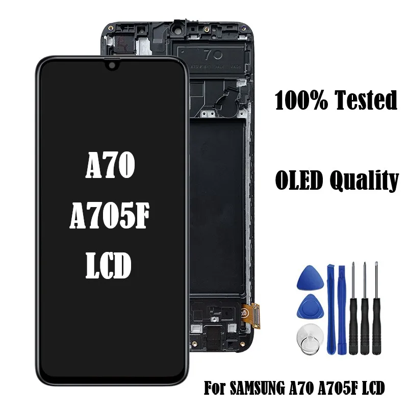 ЖК-экран OLED для Samsung Galaxy A70 LCD A705 A705F SM-A705MN дисплей сенсорный экран дигитайзер сменный экран дисплея
ЖК-экран OLED для Samsung Galaxy A70 LCD A705 A705F SM-A705MN дисплей сенсорный экран дигитайзер сменный экран дисплея