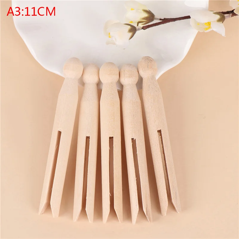 Деревянные прищепки для кукол 5 шт.
Деревянные прищепки для кукол 5 шт.