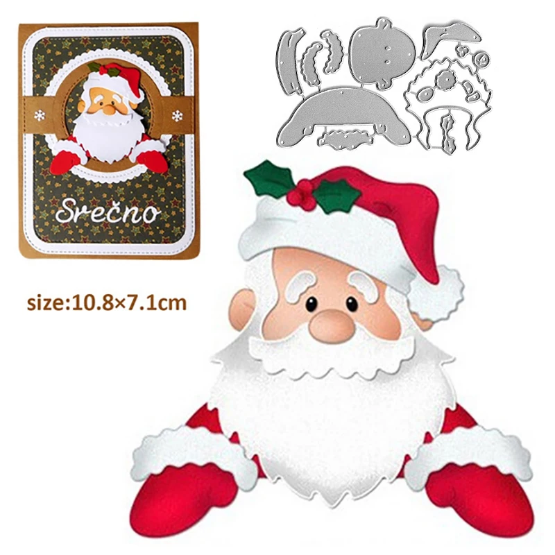Christmas Santa Claus Metal New Cutting Dies For 2021 Scrapbooking DIY Crafts Paper Cards Cutting Dies For DIY Embossing Card
Christmas Santa Claus Metal New Cutting Dies For 2021 Scrapbooking DIY Crafts Paper Cards Cutting Dies For DIY Embossing Card