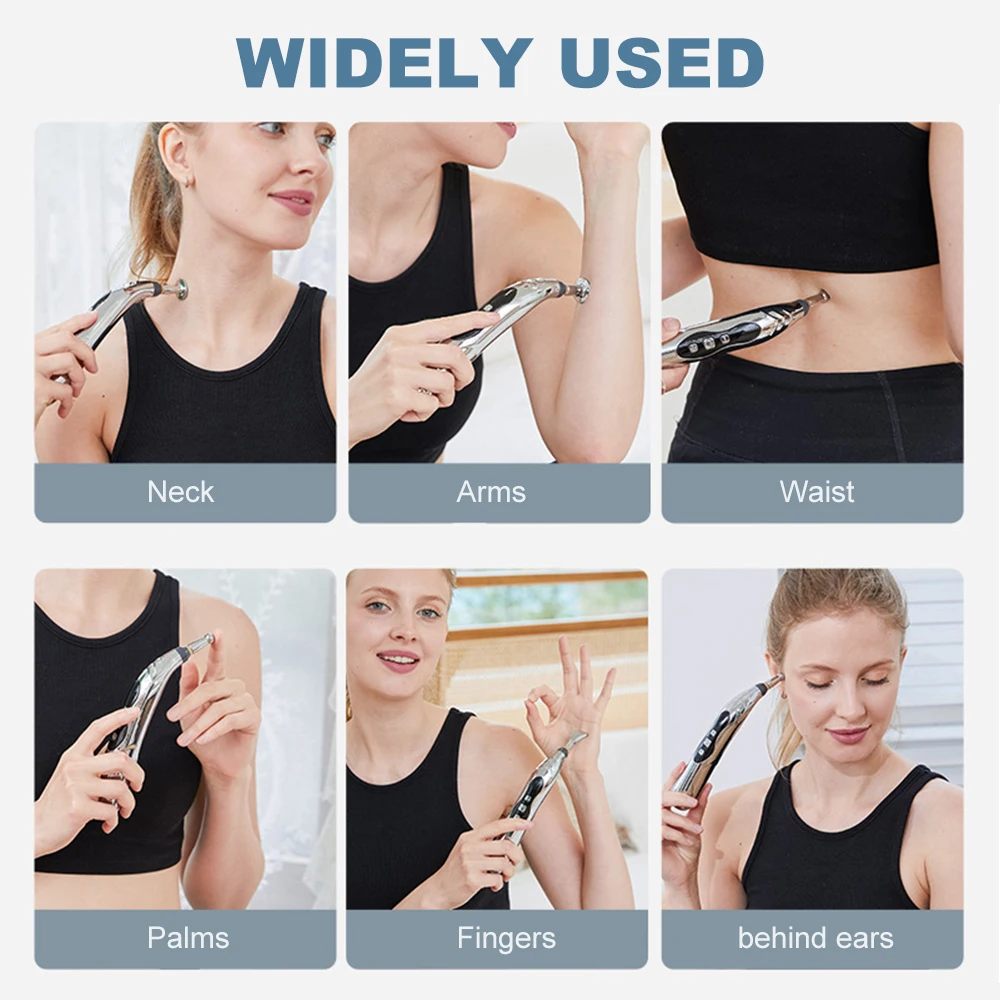 Electronic Acupuncture Pen Massage Stick 9 Gears Pain Relif Therapy Massage Pen Meridian Neck Massage Body Relax Health Care
Electronic Acupuncture Pen Massage Stick 9 Gears Pain Relif Therapy Massage Pen Meridian Neck Massage Body Relax Health Care