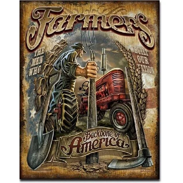 Farmers Backbone Of America Tractor Retro Man Cave Wall Art Decor Metal Sign 20x30cm
Farmers Backbone Of America Tractor Retro Man Cave Wall Art Decor Metal Sign 20x30cm