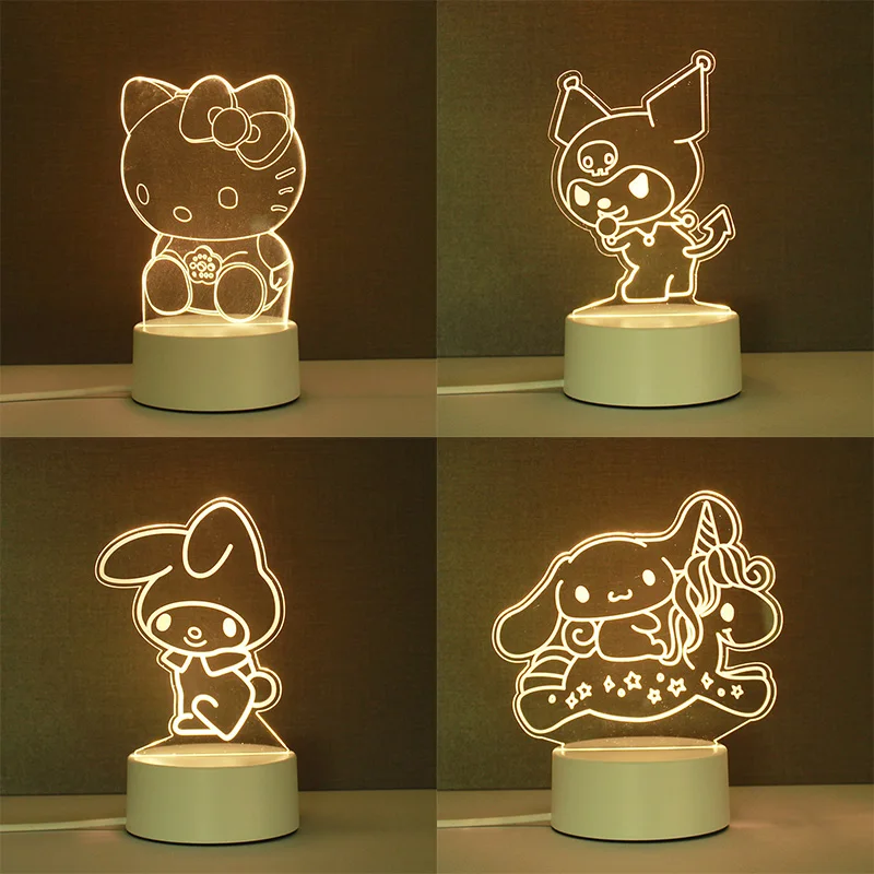 Kawaii Sanrio Accessories Cartoon Kitty Kuromi My Melody Cinnamoroll Cute Beauty Bedroom Night Light Christmas Gifts For Girls
Kawaii Sanrio Accessories Cartoon Kitty Kuromi My Melody Cinnamoroll Cute Beauty Bedroom Night Light Christmas Gifts For Girls
