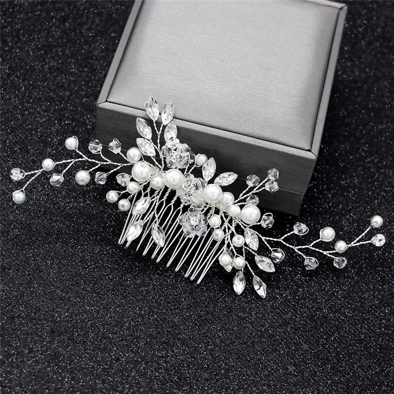 hair comb European Style Leaves Pearl Crystal Flower Bridal Hair Comb Wedding Hair Accessories 1pc
hair comb European Style Leaves Pearl Crystal Flower Bridal Hair Comb Wedding Hair Accessories 1pc