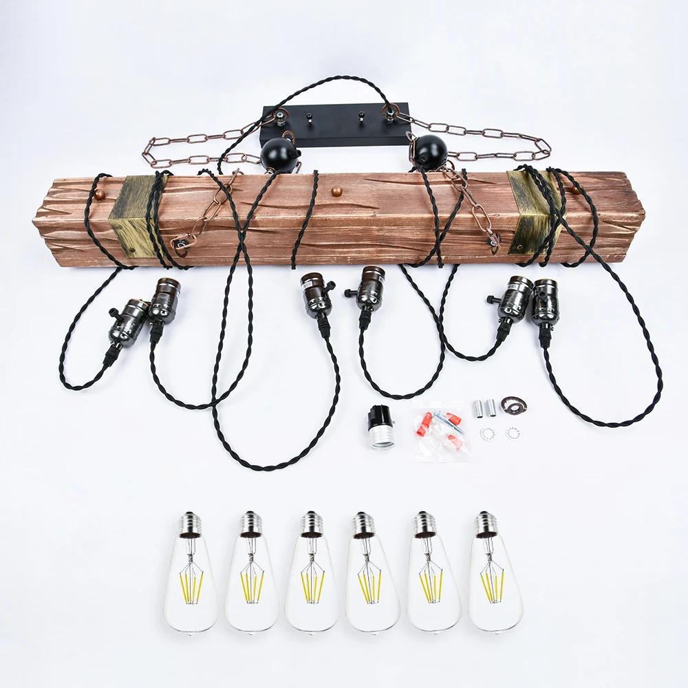 Vintage chandelier Wood Chandeliers Rural LOFT Bar Garage Basement Wooden Lamps For vintage home decor luster Chandelier Lightin
Vintage chandelier Wood Chandeliers Rural LOFT Bar Garage Basement Wooden Lamps For vintage home decor luster Chandelier Lightin